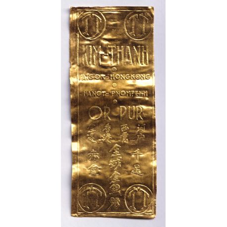 Indochine - Lingot or 1 Tael - Maison Kim Thanh - Or 10,48g