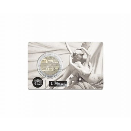 2 Euro 2025 - Musée du Louvre - Coincard L'amour et psyché à demi couchée