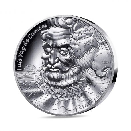 20 Euro 2024 - Luis vaï de camoes - L'art de la plume - argent BE