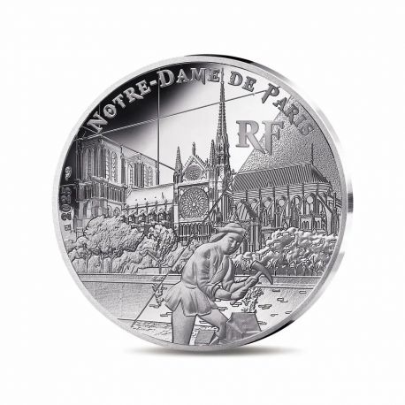 10 Euro 2025 - Notre-dame de Paris - Rives de seine - Unesco - argent BE