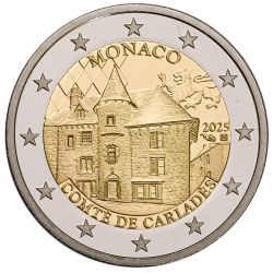 2€ Monaco 2025 - Comté de Carladès - Belle épreuve - 15.000 ex