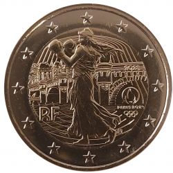 2 Euro 2023 - Semeuse - JO Paris 2024 - Belle épreuve