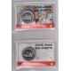Lot 2 Coincard - 5 Euro Bob et Bobette 2020 - 75 ans
