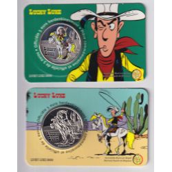 Lot 2 Coincard - 5 Euro Lucky-Luke 2024 