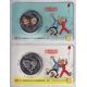 Lot 2 Coincard - 5 Euro Spirou et fantasion 2023 - 85 ans Spirou