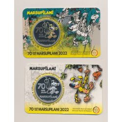 Lot 2 Coincard - 2 X 5 Euro 2022 - 70 ans Marsupilami
