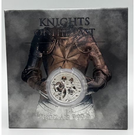 Malte - 5 Euro 2022 - Knights of the past - argent 1 once