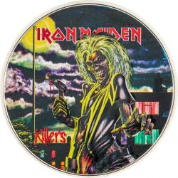 Cook Islands - 5 Dollars 2024 - Iron Maiden Killers - argent 1 once