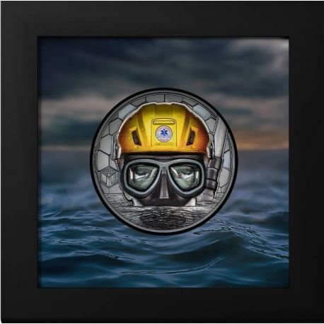 Cook Islands - 20 Dollars 2023 - Coast guard - argent 3 once
