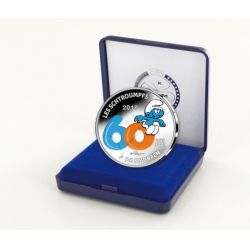 Belgique - 5 Euro 2018 Schtroumpf - 60 ans - argent belle épreuve