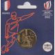 1/4 euro 2023 - Coupe du monde Rugby France 2023 - encart Monnaie de paris