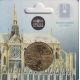 1/4 euro 2025 - Notre dame de Paris Rives de seine - encart Monnaie de Paris