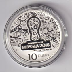 Italie - 10 Euro 2018 - Coupe du monde Football Russie 2018 - argent