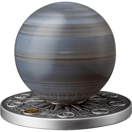 Ghana - 10 Cedis 2025 - Solar system Venus - Charles III - 2 once argent