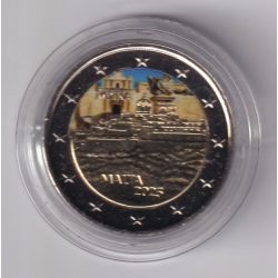 Malte - 2 Euro 2025 - Ville de Mdina - en couleur - Type N°2