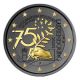 2€ Luxembourg 2025 - 75e anniversaire de la Déclaration Schuman - Finition ruthénium