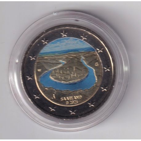  2€ Allemagne 2025 - Saarland – Méandre de la Sarre - en couleur - Type N°2