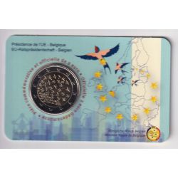 Coincard - 2 Euro Belgique 2024 - la Présidence du Conseil de l'UE - version Française