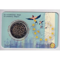 Coincard - 2 Euro Belgique 2024 - la Présidence du Conseil de l'UE - version Flamande