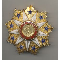 Libéria - Ordre de l'étoile Africaine - Plaque grand-croix