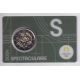 2 Euro 2024 - JO Paris 2024 - coincard gris - Lettre S