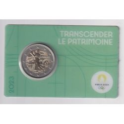 2 Euro 2023 - JO Paris 2024 - coincard verte