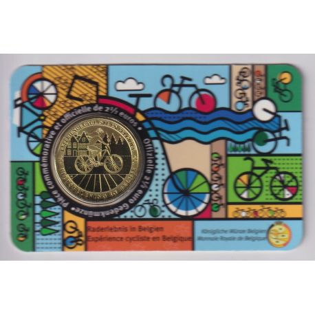 Belgique - 2,5 Euro 2023 -  expérience cycliste en Belgique - coincard BU