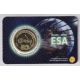 Belgique - 2,5 Euro 2025 - Agence spatiale - coincard BU - version Française
