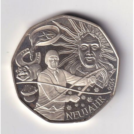 Autriche - 5 Euro 2014 - Nouvelle année - argent