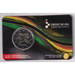 Coincard - 2 Euro Belgique 2025 - Circuit de Spa Francorchamps - version Flamande