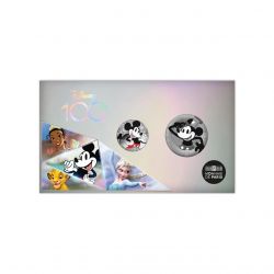Set Duo Mickey 10 et 50 Euro 2023 - Disney 100e anniversaire - argent belle épreuve