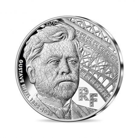 10 Euro 2023 - Gustave Eiffel - argent BE 