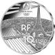 10 Euro 2024 - Chateau de versailles - Paris 2024 - argent BE 