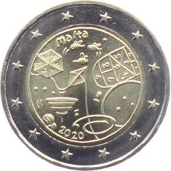 Malte - 2 Euro 2020 - Enfants et Solidarité