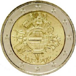 Irlande - 2 Euro 2012 - 10 ans euro