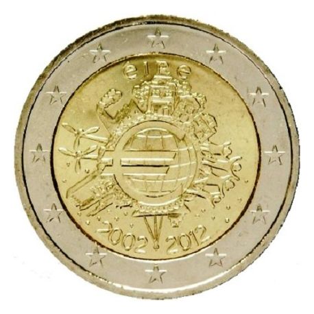 Irlande - 2 Euro 2012 - 10 ans euro