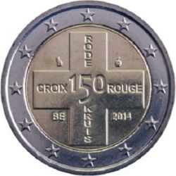 Belgique - 2 Euro 2014 - 150 ans croix rouge