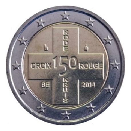 Belgique - 2 Euro 2014 - 150 ans croix rouge