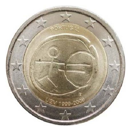 Portugal - 2 Euro 2009 - 10e anniversaire UEM