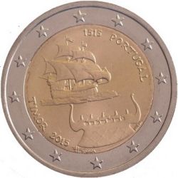 Portugal - 2 Euro 2015 - 500ème anniversaire du premier contact avec le Timor