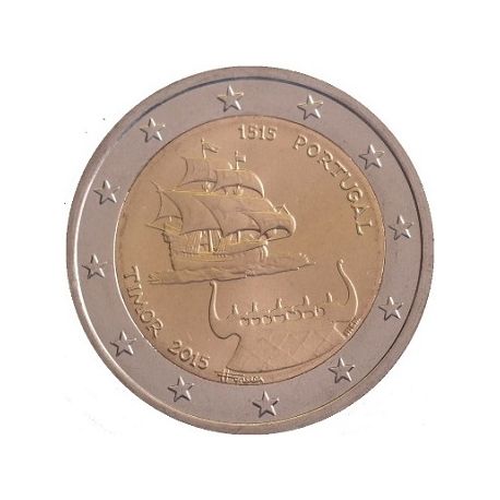 Portugal - 2 Euro 2015 - 500ème anniversaire du premier contact avec le Timor