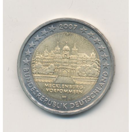  2€ Allemagne 2007 - Mecklenburg-vorpommern