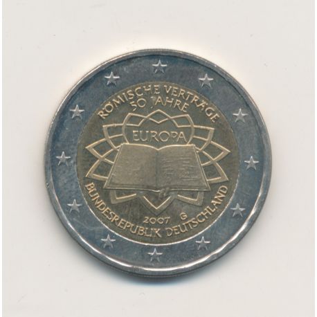  2€ Allemagne 2007 - Traité de Rome