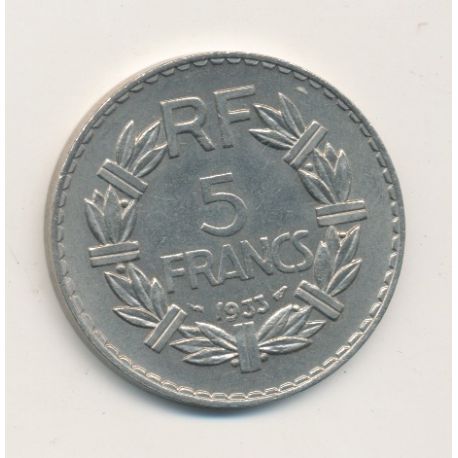 5 Francs Lavrillier - 1933