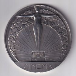 Médaille - Cinéma - Max Linder Paris - Semaine cinéma 1943 - argent