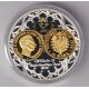 Médaille - Guillaume II - 10 mark 1889 - monarques européens - cuivre argenté et doré - 50mm