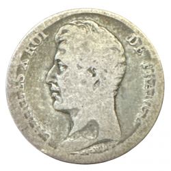 Charles X - 1 Franc - 1826 W Lille - B+