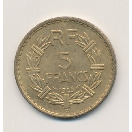 5 Francs Lavrillier - 1945 C