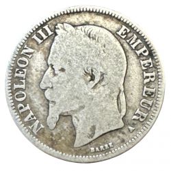 Napoléon III - Tête laurée - 2 Francs 1868 A Paris - B+