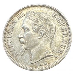 Napoléon III - Tête laurée - 2 Francs 1868 A Paris - TTB+